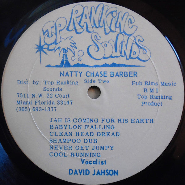 David Jahson : Natty Chase The Barber Away (LP, Album, Blu)