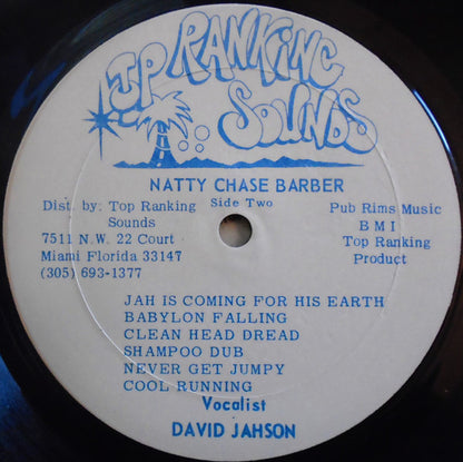 David Jahson : Natty Chase The Barber Away (LP, Album, Blu)