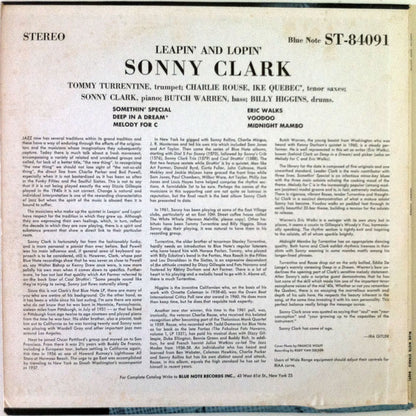 Sonny Clark : Leapin' And Lopin' (LP, Album, RP)