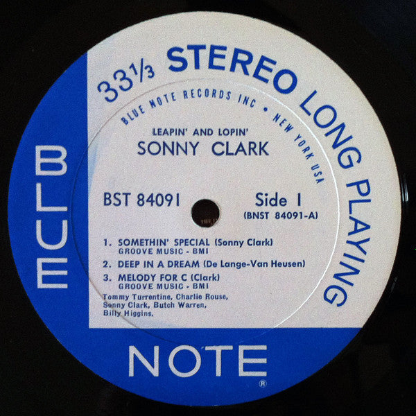 Sonny Clark : Leapin' And Lopin' (LP, Album, RP)