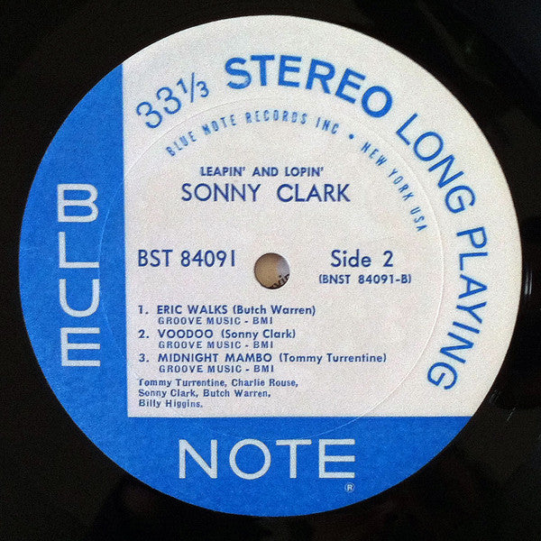 Sonny Clark : Leapin' And Lopin' (LP, Album, RP)