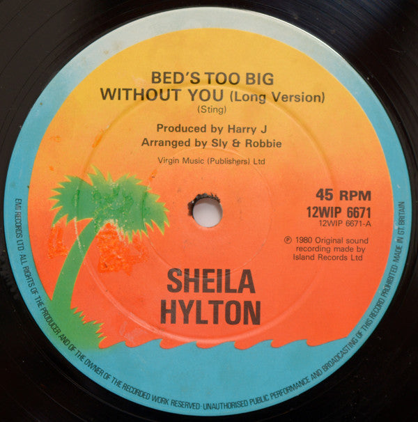 Sheila Hylton : Bed's Too Big Without You (12", Single)