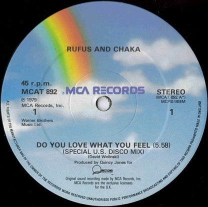 Rufus & Chaka Khan : Do You Love What You Feel (12", RE)