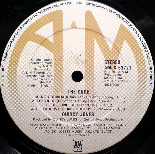 Quincy Jones : The Dude (LP, Album)