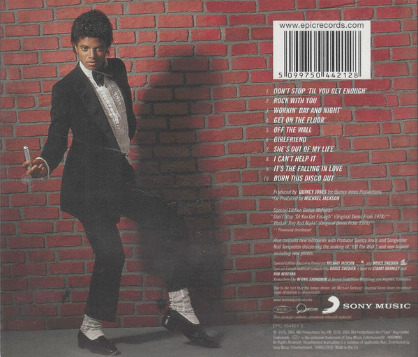 Michael Jackson : Off The Wall (CD, Album, RE, RM, S/Edition)