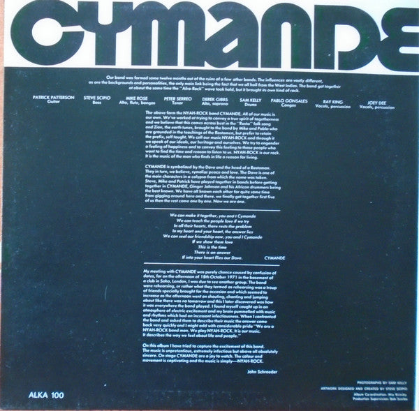 Cymande : Cymande (LP, Album, Gat)