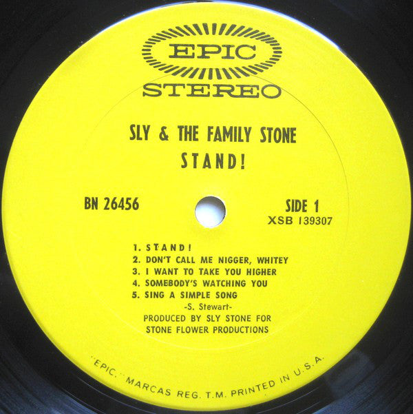 Sly & The Family Stone : Stand! (LP, Album, San)