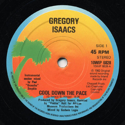 Gregory Isaacs : Cool Down The Pace (10", Single)