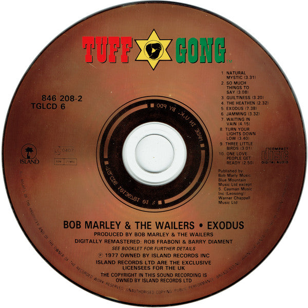 Bob Marley & The Wailers : Exodus (CD, Album, RE, RM)