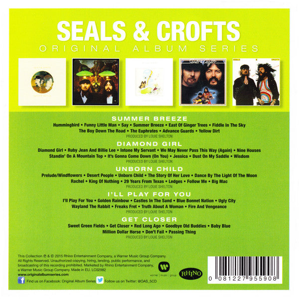 Seals & Crofts : Original Album Series (CD, Album, RE + CD, Album, RE + CD, Album, RE + CD)