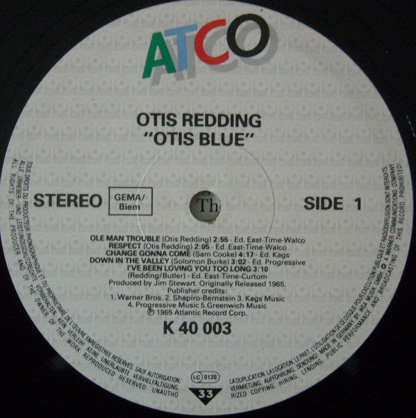 Otis Redding : Otis Blue / Otis Redding Sings Soul (LP, Album, RE)