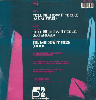 52nd Street : Tell Me (How It Feels) (M & M Mix) (12")