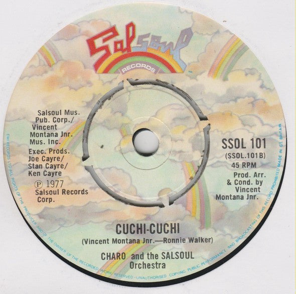 Charo And The Salsoul Orchestra* : Dance A Little Bit Closer (7", Single)