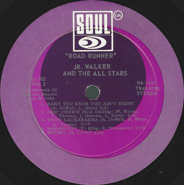 Junior Walker & The All Stars : Road Runner (LP, Album)