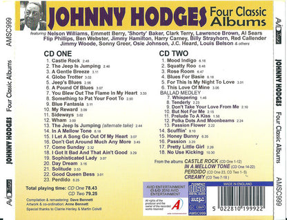 Johnny Hodges : Four Classic Albums  (2xCD, Comp, RM)