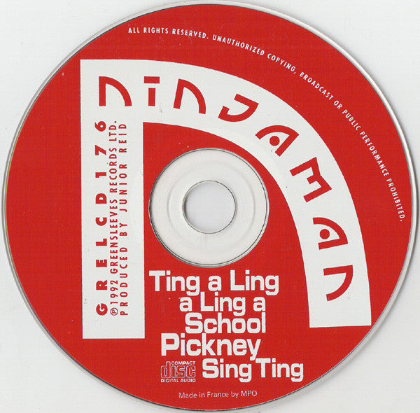 Ninjaman : Ting A Ling A Ling A School Pickney Sing Ting (CD)