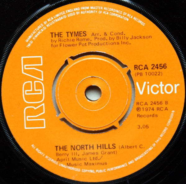 The Tymes : You Little Trustmaker / The North Hills (7", Single, Pap)