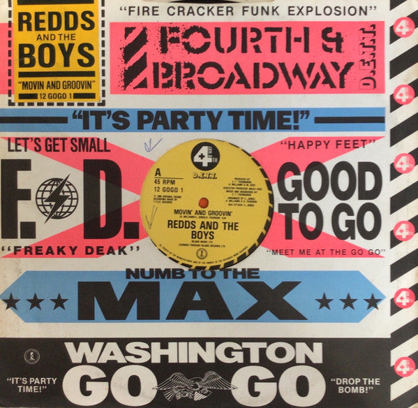 Redds And The Boys : Movin' & Groovin' (12")