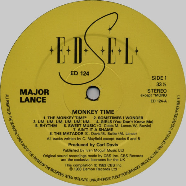 Major Lance : Monkey Time (LP, Comp)