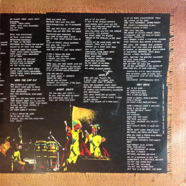 Bob Marley & The Wailers : Rastaman Vibration (LP, Album, Tex)