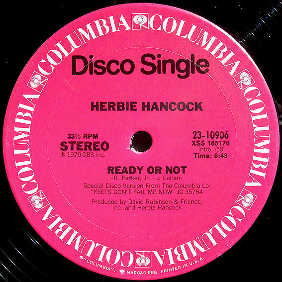 Herbie Hancock : You Bet Your Love / Ready Or Not (12", Single)