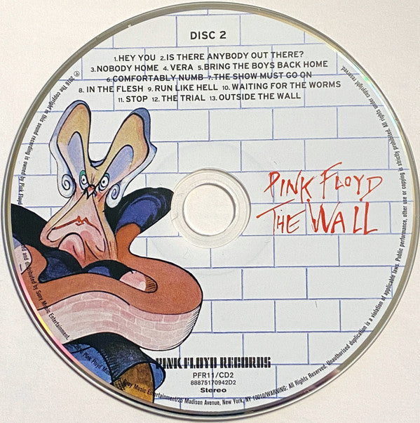 Pink Floyd : The Wall (2xCD, Album, RE, RM, Car)