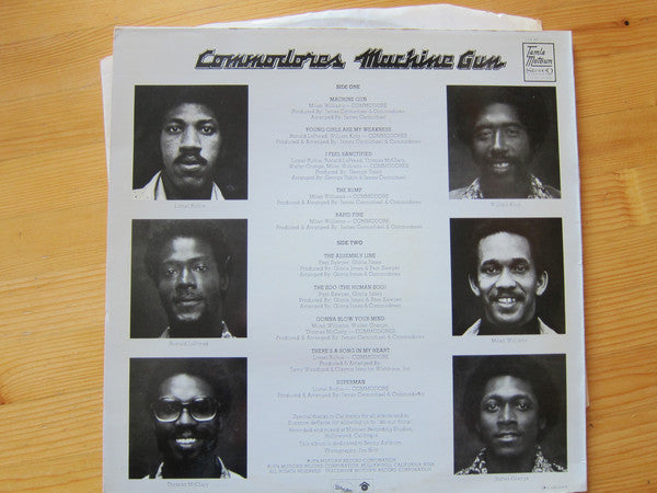 Commodores : Machine Gun (LP, Album, RE)