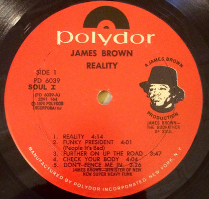 James Brown : Reality (LP, Album, Mon)