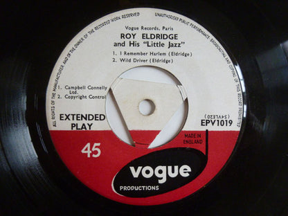 Roy "King David" Eldridge & His Little Jazz : Roy Eldridge And His Little Jazz (7", EP, Tri)