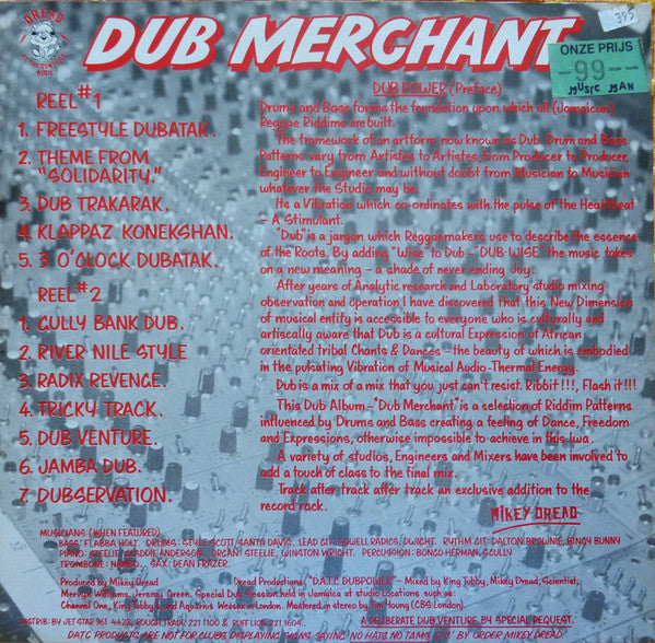 Mikey Dread : Dub Merchant (LP)