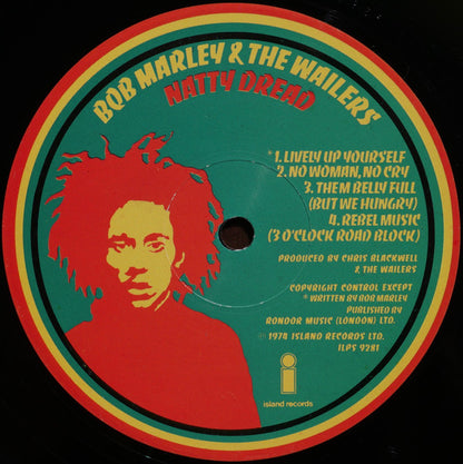 Bob Marley & The Wailers : Natty Dread (LP, Album)