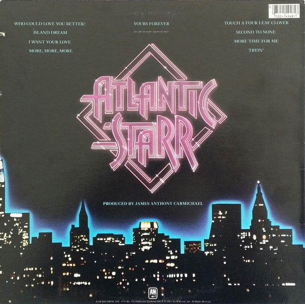 Atlantic Starr : Yours Forever (LP, Album, B)