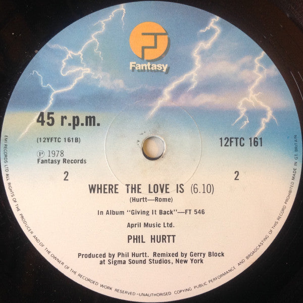 Phil Hurtt : Giving It Back (12", Single)