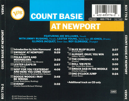 Count Basie : Count Basie At Newport (CD, Album, RE)