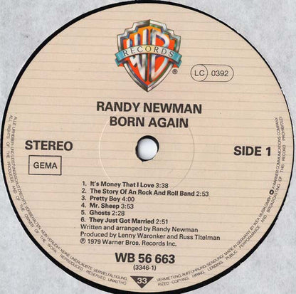 Randy Newman : Born Again (LP, Album)