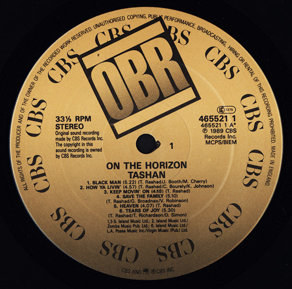 Tashan : On The Horizon (LP, Album)