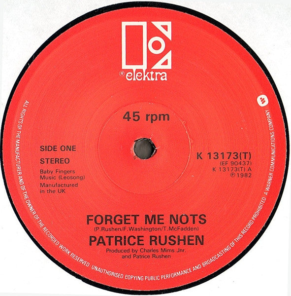 Patrice Rushen : Forget Me Nots (12", Single)