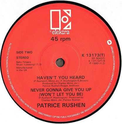 Patrice Rushen : Forget Me Nots (12", Single)