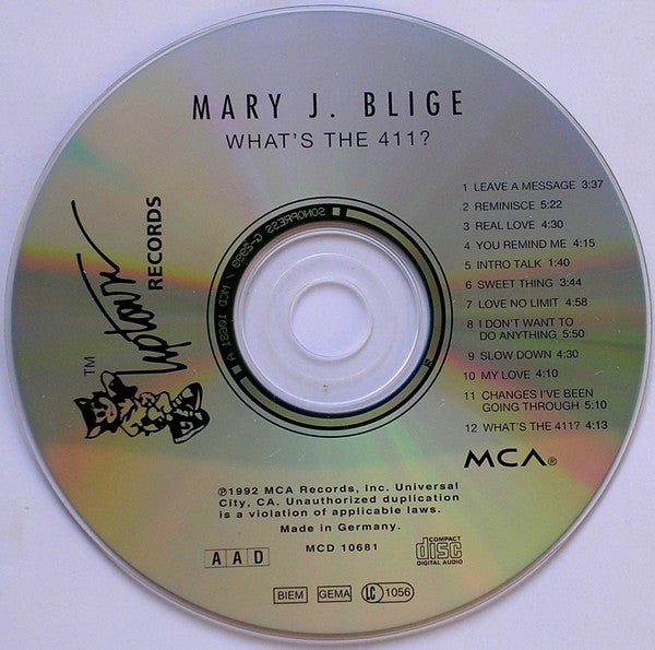 Mary J. Blige : What's The 411? (CD, Album)