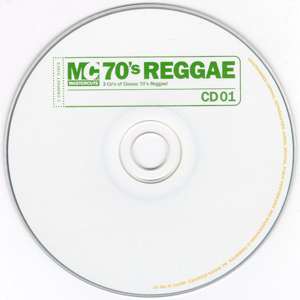 Various : Mastercuts 70's Reggae (3xCD, Comp)