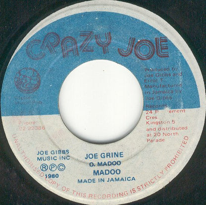 Madoo : Joe Grine (7", Single)