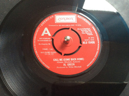 Al Green : Call Me (Come Back Home) (7", Promo)