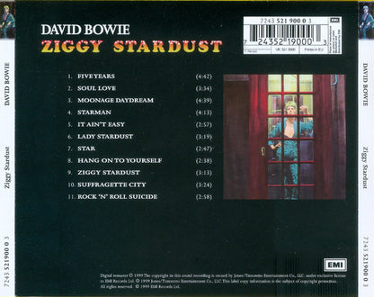 David Bowie : The Rise And Fall Of Ziggy Stardust And The Spiders From Mars (CD, Album, Enh, RE, RM)