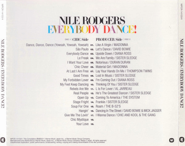 Nile Rodgers : Everybody Dance! (2xCD, Comp)