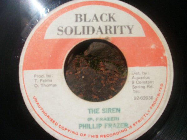 Phillip Frazer* : The Siren (7")