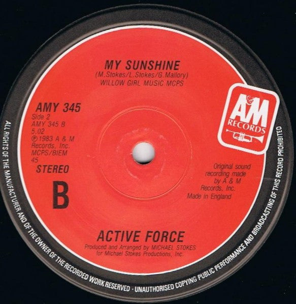 Active Force (3) : Give Me Your Love (12", RE)