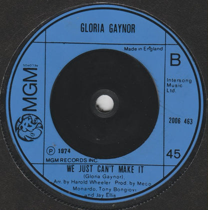 Gloria Gaynor : Never Can Say Goodbye (7", Single)