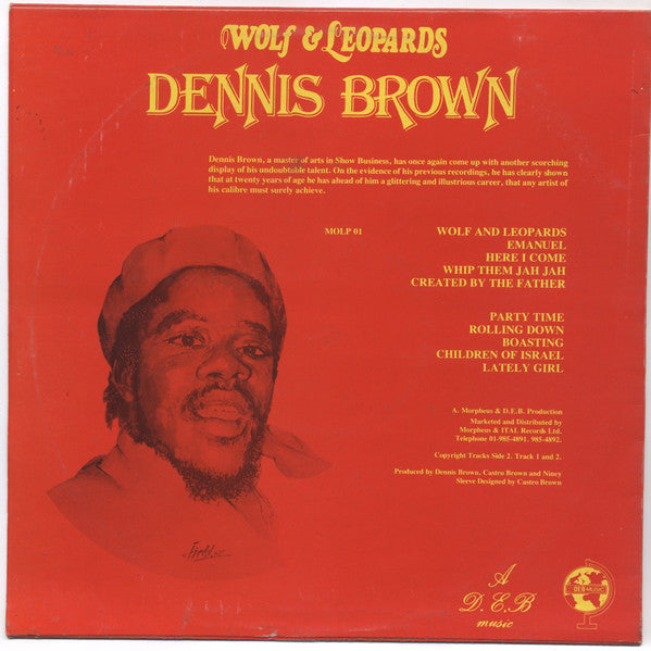 Dennis Brown : Wolf & Leopards (LP, Album)