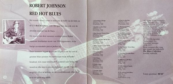 Robert Johnson : Red Hot Blues (CD, Comp)