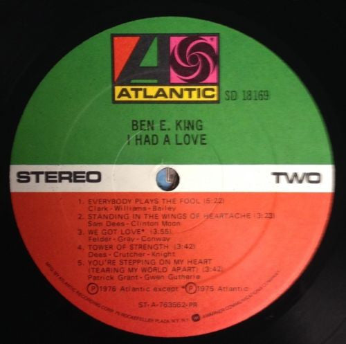 Ben E. King : I Had A Love (LP, Album, Pre)